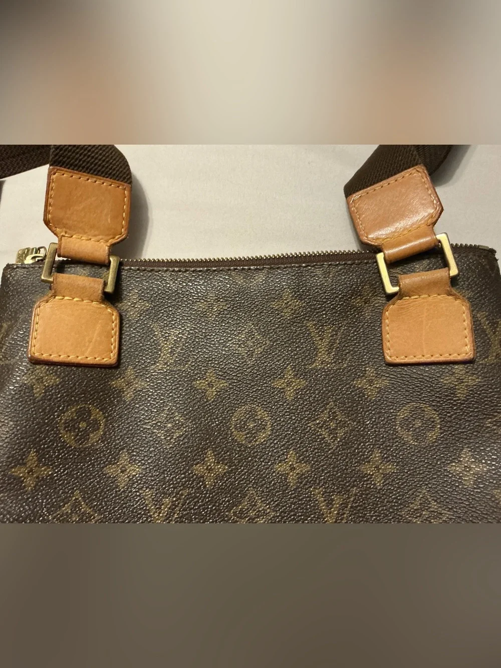 Louis Vuitton Brown Messenger Monogram Crossbody Messenger Bag